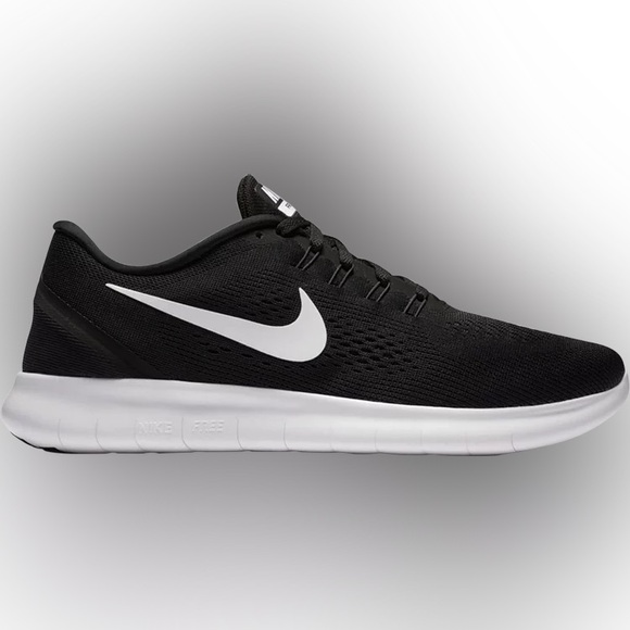 Women's Nike Free RN 'Black White' Running Shoes - Picture 9 of 13